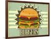 Retro Cover For Fast Food Menu-elfivetrov-Framed Art Print