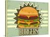 Retro Cover For Fast Food Menu-elfivetrov-Stretched Canvas