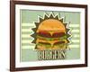 Retro Cover For Fast Food Menu-elfivetrov-Framed Art Print