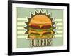 Retro Cover For Fast Food Menu-elfivetrov-Framed Art Print