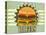 Retro Cover For Fast Food Menu-elfivetrov-Stretched Canvas