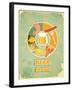 Retro Cover Menu For Beer-elfivetrov-Framed Art Print