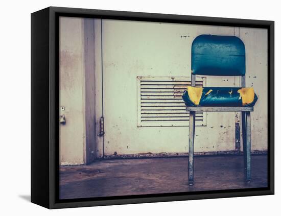 Retro Damaged Chair-Mr Doomits-Framed Stretched Canvas