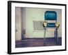 Retro Damaged Chair-Mr Doomits-Framed Photographic Print