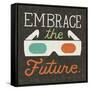 Retro Desktop 3D Glasses-Michael Mullan-Framed Stretched Canvas