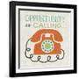 Retro Desktop Phone-Michael Mullan-Framed Art Print