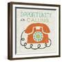 Retro Desktop Phone-Michael Mullan-Framed Art Print