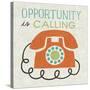 Retro Desktop Phone-Michael Mullan-Stretched Canvas