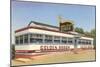 Retro Diner, Golden Arrow-null-Mounted Art Print