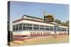 Retro Diner, Golden Arrow-null-Stretched Canvas