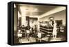 Retro Diner Photo-null-Framed Stretched Canvas