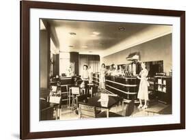 Retro Diner Photo-null-Framed Art Print