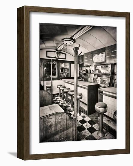 Retro Diner-Mindy Sommers-Framed Giclee Print