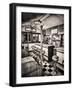 Retro Diner-Mindy Sommers-Framed Giclee Print