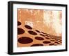 Retro Dots-one AND only-Framed Photographic Print