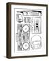 Retro Electronix-Milli Villa-Framed Art Print