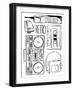 Retro Electronix-Milli Villa-Framed Art Print