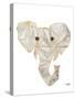 Retro Elephant Rectangle-Nola James-Stretched Canvas