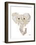 Retro Elephant Rectangle-Nola James-Framed Art Print