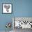 Retro Elephant-Nola James-Framed Art Print displayed on a wall