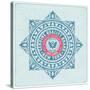 Retro Emblem, Heraldic Elements-Roverto-Stretched Canvas