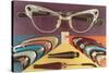 Retro Eyeglasses-null-Stretched Canvas