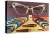 Retro Eyeglasses-null-Stretched Canvas