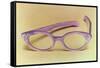 Retro Eyeglasses-null-Framed Stretched Canvas