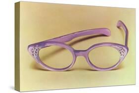 Retro Eyeglasses-null-Stretched Canvas