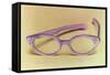 Retro Eyeglasses-null-Framed Stretched Canvas