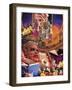 Retro Fantasy Culture Collage-CosmoZach-Framed Photographic Print