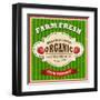 Retro Farm Fresh Poster Design-Catherinecml-Framed Art Print