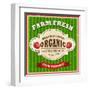 Retro Farm Fresh Poster Design-Catherinecml-Framed Art Print