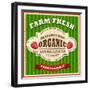 Retro Farm Fresh Poster Design-Catherinecml-Framed Art Print