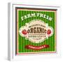 Retro Farm Fresh Poster Design-Catherinecml-Framed Art Print