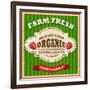 Retro Farm Fresh Poster Design-Catherinecml-Framed Art Print