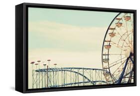 Retro Ferris-Gail Peck-Framed Stretched Canvas