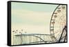 Retro Ferris-Gail Peck-Framed Stretched Canvas