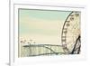 Retro Ferris-Gail Peck-Framed Photographic Print