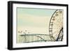 Retro Ferris-Gail Peck-Framed Photographic Print