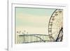 Retro Ferris-Gail Peck-Framed Photographic Print