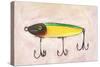 Retro Fishing Lure IV-Regina Moore-Stretched Canvas