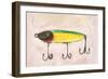 Retro Fishing Lure IV-Regina Moore-Framed Art Print