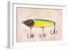 Retro Fishing Lure IV-Regina Moore-Framed Art Print