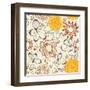 Retro Floral Pattern-Danussa-Framed Art Print