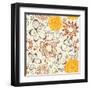 Retro Floral Pattern-Danussa-Framed Art Print