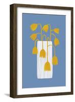 Retro Florals - Vase-Dana Shek-Framed Giclee Print