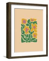 Retro Flower II-Dariia Khotenko-Framed Photographic Print