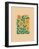 Retro Flower II-Dariia Khotenko-Framed Photographic Print