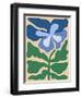 Retro Flower Print I-Dariia Khotenko-Framed Photographic Print